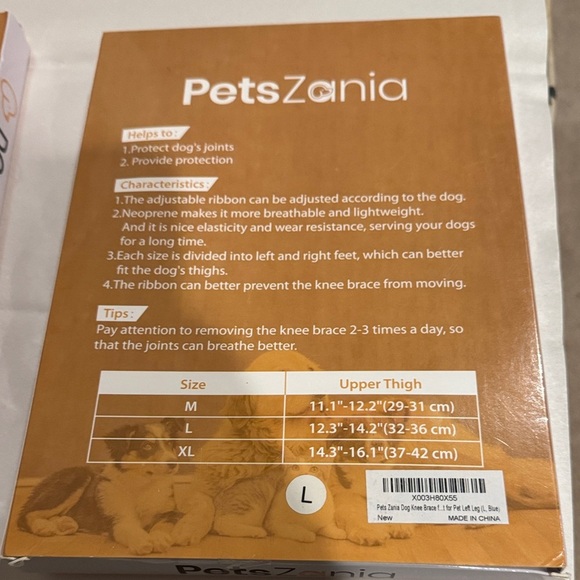 PetsZania Dog knee brace size Large - Picture 2 of 3